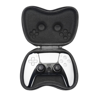 Преносим PS5 Game Controller Чанта за съхранение Твърд EVA калъф за носене с каишка за дръжка Прахоустойчив за Sony Playstation 5 Gamepad Box