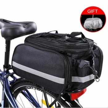 Τσάντα ποδηλάτου 27L αδιάβροχη τσάντα για ράφι ποδηλάτου πίσω κάθισμα ποδηλάτου Pannier Cycling Πίσω τσάντα μεταφοράς δρόμου Τσάντα αποθήκευσης ποδηλάτου