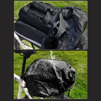 Τσάντα ποδηλάτου 27L αδιάβροχη τσάντα για ράφι ποδηλάτου πίσω κάθισμα ποδηλάτου Pannier Cycling Πίσω τσάντα μεταφοράς δρόμου Τσάντα αποθήκευσης ποδηλάτου