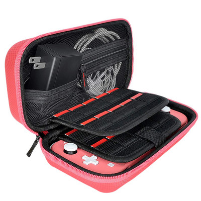 Nintendo Switch Lite uzglabāšanas soma EVA cietais futrālis, pārnēsājama spēļu konsole, pārnēsājams aizsargvāciņš Switch Lite spēļu piederumiem