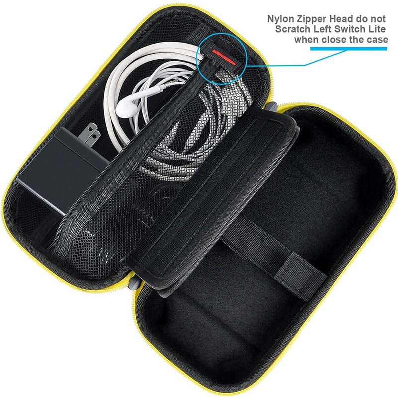 Nintendo Switch Lite uzglabāšanas soma EVA cietais futrālis, pārnēsājama spēļu konsole, pārnēsājams aizsargvāciņš Switch Lite spēļu piederumiem