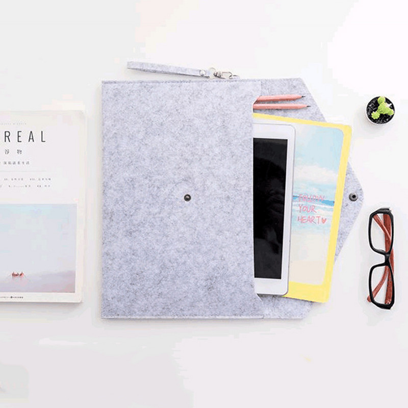 Filca aploksne A4 failu kabatas dokumentu maisa turētāja organizators Skolas biroja piederumu failu maisiņu dokumentu turētāja soma skolēnam skolotājam