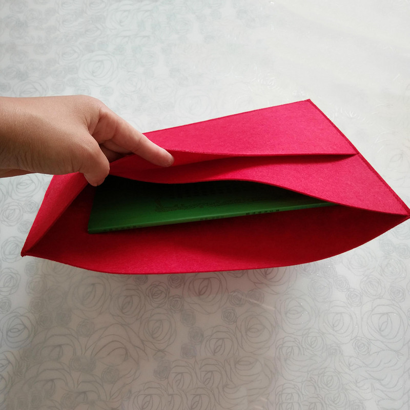 Filca aploksne A4 failu kabatas dokumentu maisa turētāja organizators Skolas biroja piederumu failu maisiņu dokumentu turētāja soma skolēnam skolotājam