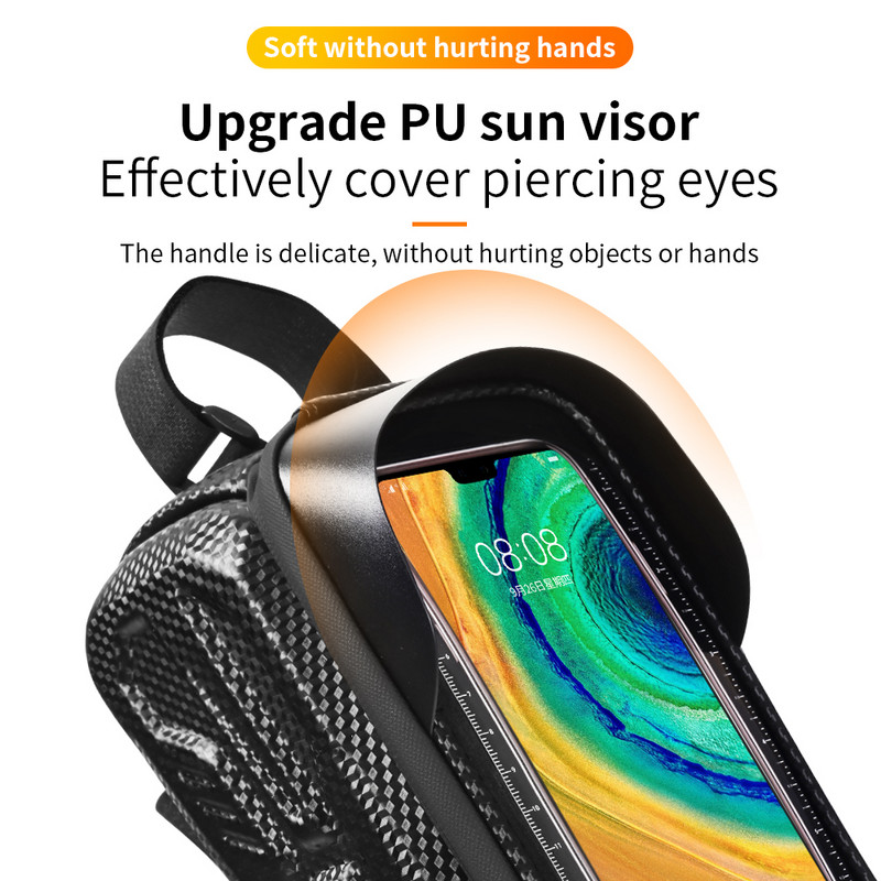 ESLNF torba za bicikl Vodootporna biciklistička torba s ekranom osjetljivim na dodir Gornja prednja cijev Okvir MTB cestovni bicikl 8 inča Torbica za telefon Dodaci za bicikl