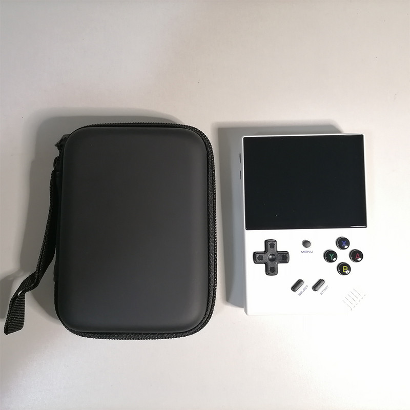 Anbernic RG35XX Plus 3,5 collu rokas spēļu konsoles ūdensnecaurlaidīga pārnēsāšanas soma RG35XX pārnēsājamā soma melnā krāsā