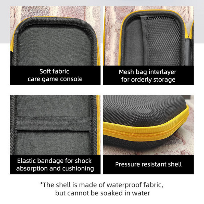 Torbica za ANBERNIC RG ARC-D RG ARC-S retro ručni player crna torbica za konzolu za video igre prijenosna mini torba