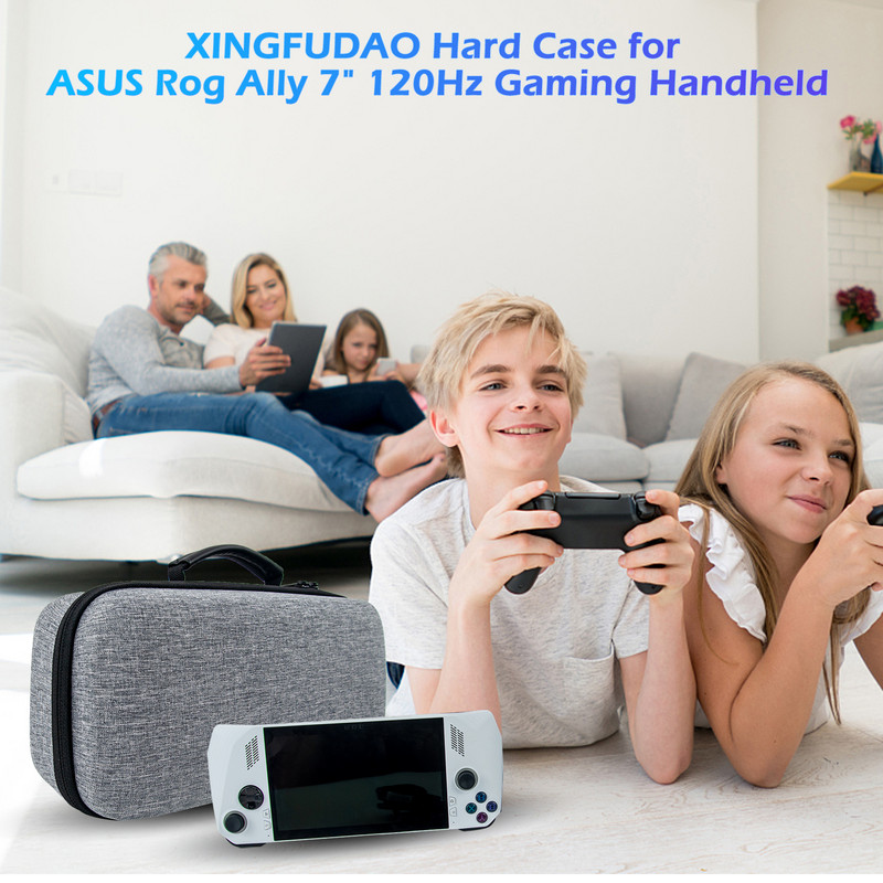 Jauna pārnēsāšanas soma priekš Asus ROG Ally spēļu konsoles rokturis EVA uzglabāšanas kaste Pārnēsājama EVA soma spēļu piederumiem