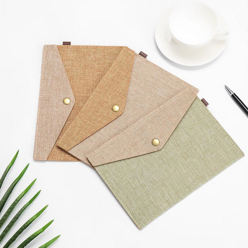 1 kom. Jednostavna A4/A5 torba za dokumente velikog kapaciteta imitacija platna, torba za datoteke od filca, poslovne aktovke, mape, prijenosni organizator