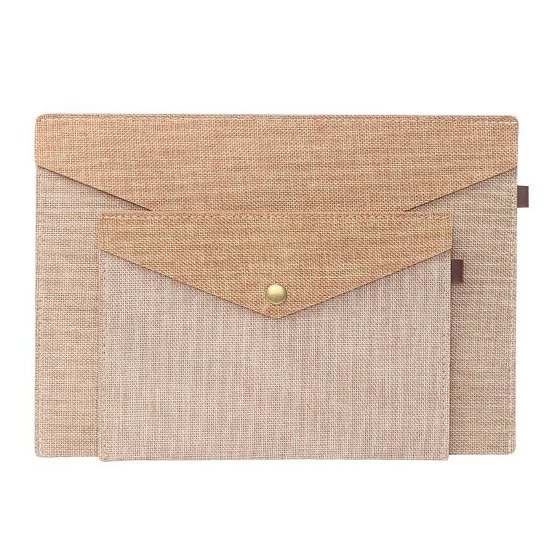 1 kom. Jednostavna A4/A5 torba za dokumente velikog kapaciteta imitacija platna, torba za datoteke od filca, poslovne aktovke, mape, prijenosni organizator