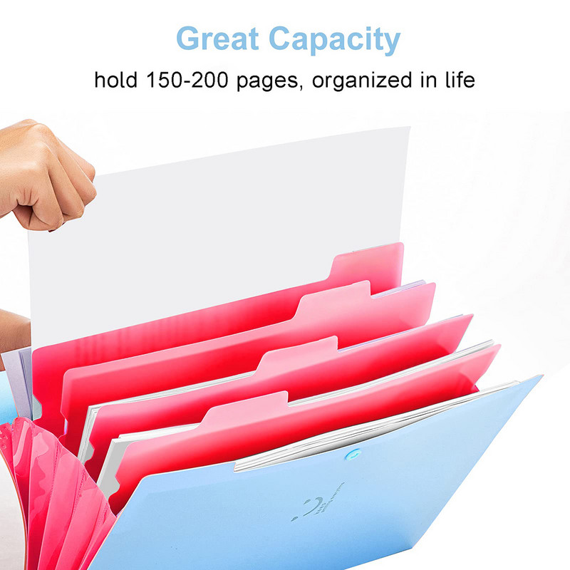 A4 failu mapes Organizators Papīrs Dokumentu galds Dokumentu maisiņu kārtošana Produkti Biroja piederumi un skolas piederumi