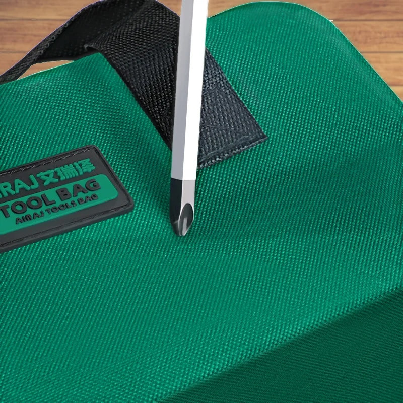 AIRAJ elektriķa instrumentu soma Daudzfunkcionāla spēcīga un izturīga Oksfordas biezinātas kokapstrādes uzglabāšanas pārnēsājama rokas soma