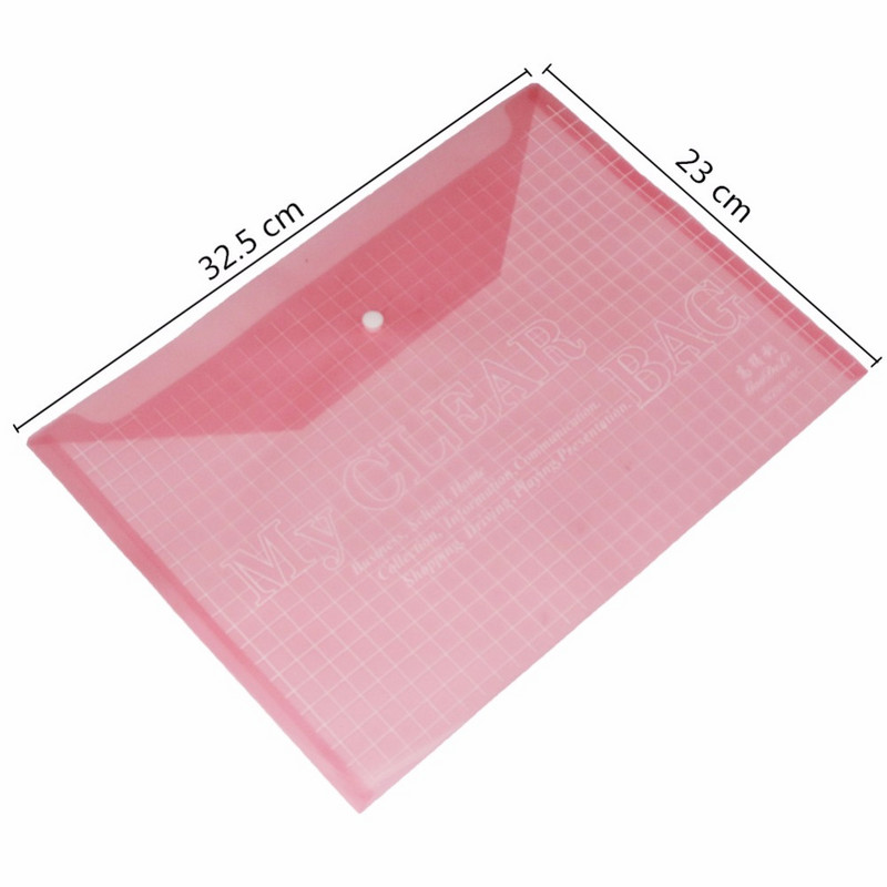 10 gab A4 PVC maisiņš, ūdensizturīgs sprādzes ar sprādzēm liela ietilpība biroja materiāli Studentu pārbaudes papīra maisiņi Caurspīdīgi uzglabāšanas failu maisiņi