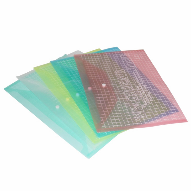 10 gab A4 PVC maisiņš, ūdensizturīgs sprādzes ar sprādzēm liela ietilpība biroja materiāli Studentu pārbaudes papīra maisiņi Caurspīdīgi uzglabāšanas failu maisiņi