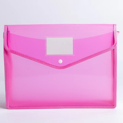 1 KOM Folder Kuverta Ekspanzija Dokument Spremište Kopča za hvatanje dokumenata i džep Vodootporna prozirna torba za dokumente veličine A4