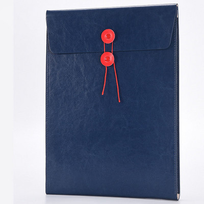 Sharkbang PU ādas A4 failu mapes portfelis Lielas ietilpības dokumentu papīra organizators biznesa uzglabāšanas soma biroja kancelejas preces