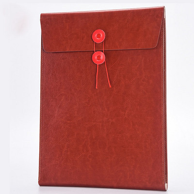 Sharkbang PU ādas A4 failu mapes portfelis Lielas ietilpības dokumentu papīra organizators biznesa uzglabāšanas soma biroja kancelejas preces