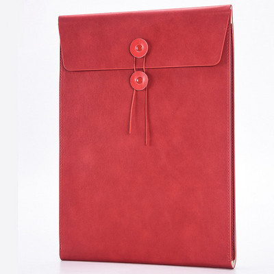 Sharkbang PU ādas A4 failu mapes portfelis Lielas ietilpības dokumentu papīra organizators biznesa uzglabāšanas soma biroja kancelejas preces