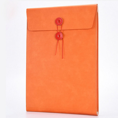 Sharkbang PU ādas A4 failu mapes portfelis Lielas ietilpības dokumentu papīra organizators biznesa uzglabāšanas soma biroja kancelejas preces