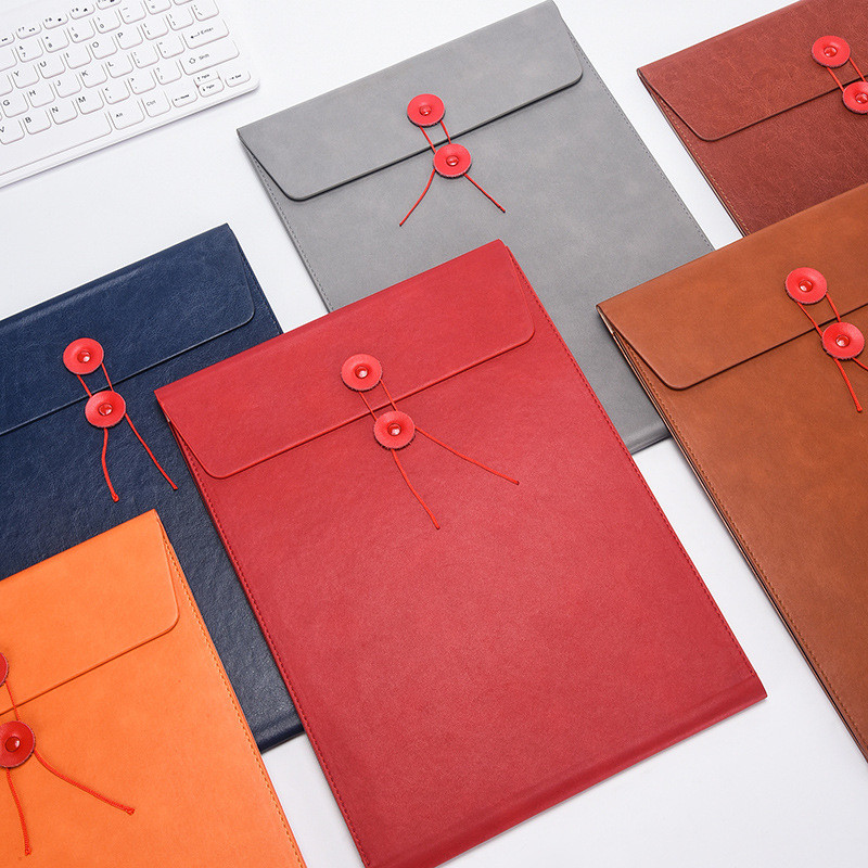 Sharkbang PU ādas A4 failu mapes portfelis Lielas ietilpības dokumentu papīra organizators biznesa uzglabāšanas soma biroja kancelejas preces