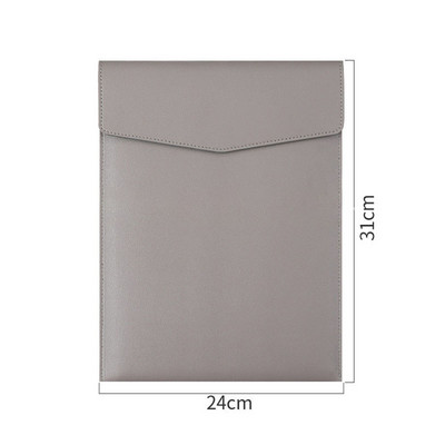 A4 failu kabata putekļu necaurlaidīga dokumentu maciņa mākslīgās ādas aizdares ar spiedpogām Biznesa dokumentu soma Lielas ietilpības skolas biroja kancelejas preces