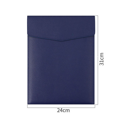 A4 failu kabata putekļu necaurlaidīga dokumentu maciņa mākslīgās ādas aizdares ar spiedpogām Biznesa dokumentu soma Lielas ietilpības skolas biroja kancelejas preces