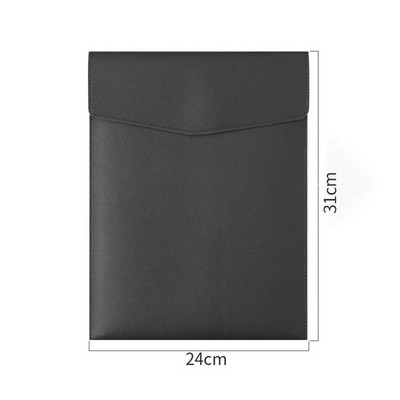 A4 failu kabata putekļu necaurlaidīga dokumentu maciņa mākslīgās ādas aizdares ar spiedpogām Biznesa dokumentu soma Lielas ietilpības skolas biroja kancelejas preces
