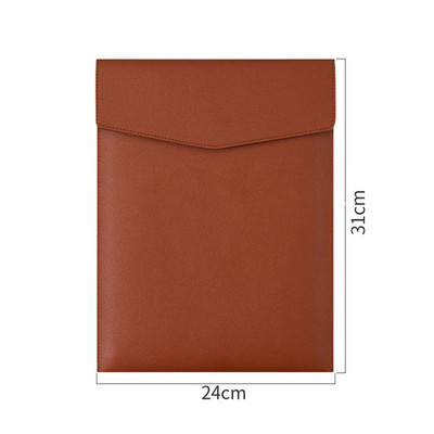 A4 failu kabata putekļu necaurlaidīga dokumentu maciņa mākslīgās ādas aizdares ar spiedpogām Biznesa dokumentu soma Lielas ietilpības skolas biroja kancelejas preces