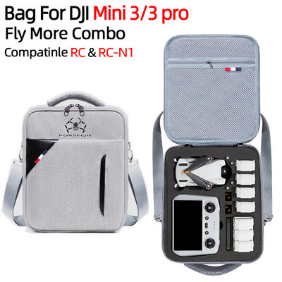 για DJI Mini 3 Pro/Mini 3 Storage Bag Safety Shoulder Bag for Fly More Combo RC/RC N1 Handbag for DJI Mini 3 Drone Acessories