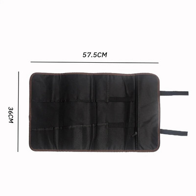 Instrumentu soma Daudzfunkcionāla spoles tips Augstas kvalitātes uzglabāšanas instrumentu soma Elektriķa apkope, sabiezināts, nodilumizturīgs Dacron 1PC