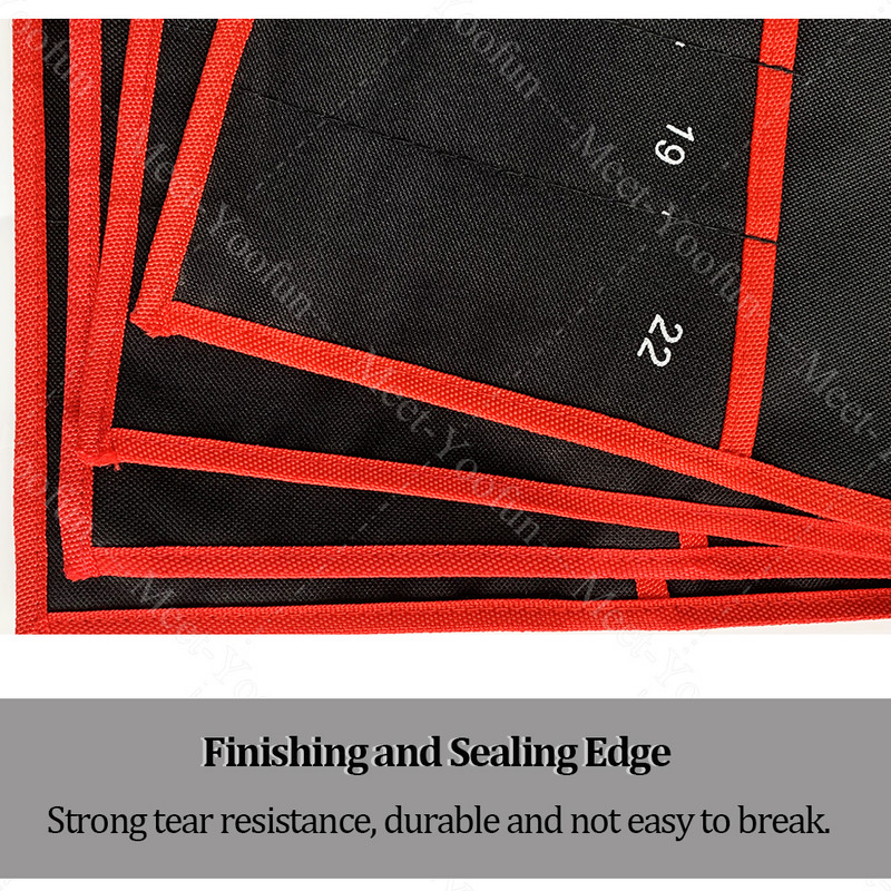 Geantă practică de pânză pentru instrumente pentru instrumente de cheie roll up, cheie pliabilă, organizator, husă, geantă de depozitare pentru unelte de mână