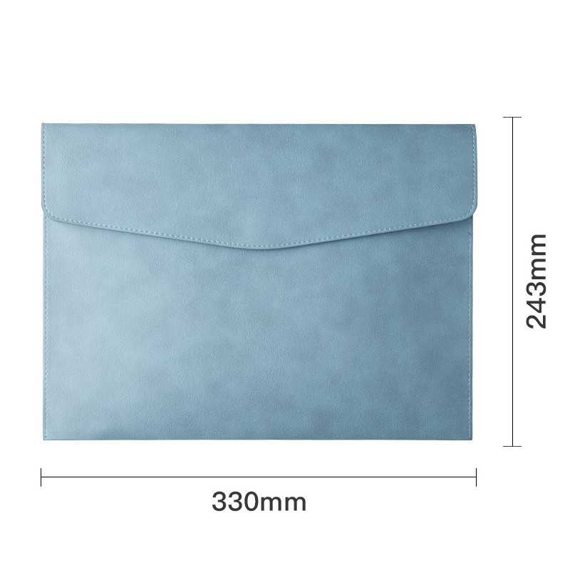A4 formāta failu kabatas dokumentu maciņa ar aizdari vieglu PU ādas failu maisiņu putekļu necaurlaidīgs kancelejas piederumu biznesa biroja failu mape