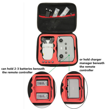 Преносима чанта за съхранение на дрон за DJI Mini 2 SE Удароустойчив твърд калъф за носене Чанта за съхранение на дрон