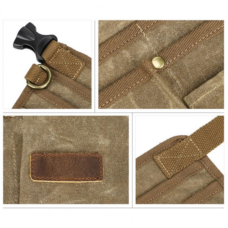 Instrumentu somiņa ar vairākām kabatām pret skrāpējumiem nodilumizturīga ūdensnecaurlaidīga kabatas instrumentu josta elektriķa galdniekam