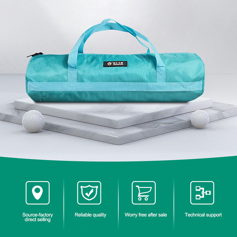 Többfunkciós Oxford Canvas összecsukható csavarkulcs táska szerszámtekercs tároló zsebszerszámok tartós vízálló tároló kézi görgős szerszámtáskák