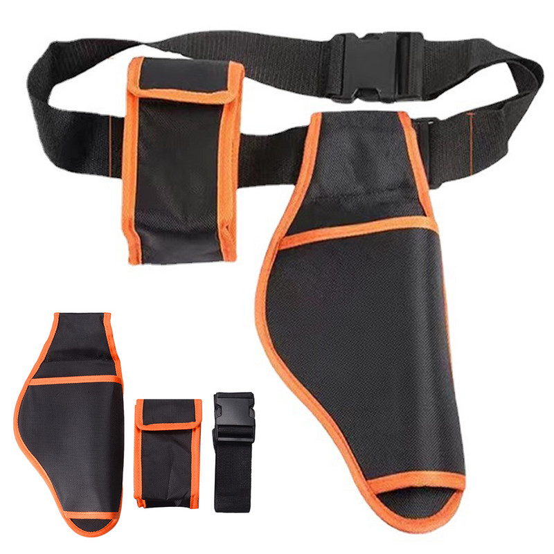 Dārza šķēres vidukļa soma Elektriskā atzarošanas šķēres apvalks maisiņš Pārnēsājams augu bīdes apgriešanas rīki atzaru apvalks instrumentu josta