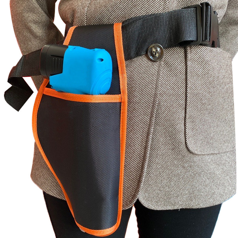 Dārza šķēres vidukļa soma Elektriskā atzarošanas šķēres apvalks maisiņš Pārnēsājams augu bīdes apgriešanas rīki atzaru apvalks instrumentu josta