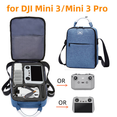 DJI Mini 3 Pro/Mini 3 hoiuseljakoti jaoks Sinine/must kaasaskantav kott Moodne õlakoti tarvik