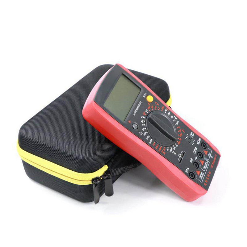 Multimetra glabāšanas somas organizators Ūdensnecaurlaidīgs cietā korpusa glabāšanas instrumentu soma instrumentu kaste priekš F117C F17B F115C ar tīkla kabatas rīku komplektu