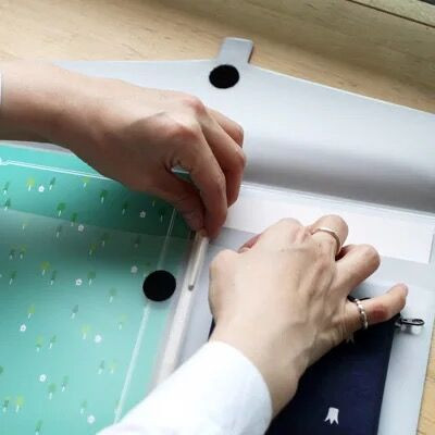 1 gab. Jauns daudzfunkcionāls korejiešu modes A4 formāta failu mapju maisiņš, dokumentu papīrs, glabāšanas maisiņš, somiņa Kawaii kancelejas preces