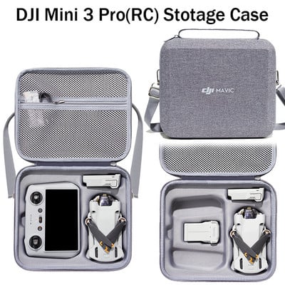 Geantă de depozitare pentru umăr pentru telecomandă DJI Mini 3 Pro cu husă de transport cu ecran Cutie portabilă pentru geantă pentru accesorii pentru dronă DJI RC