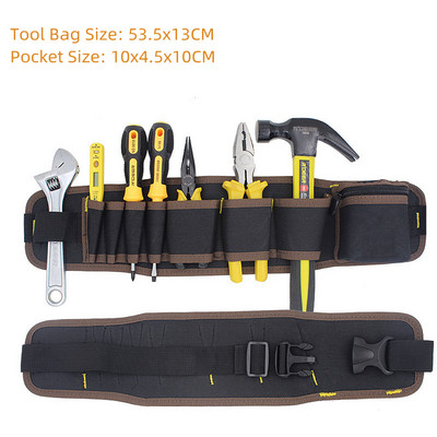 Višenamjenska električarska torba za alat Držač za pohranu Vrtni komplet alata Pakiranje oko struka Alat za popravak hardvera Džepni ključ za struk Kliješta