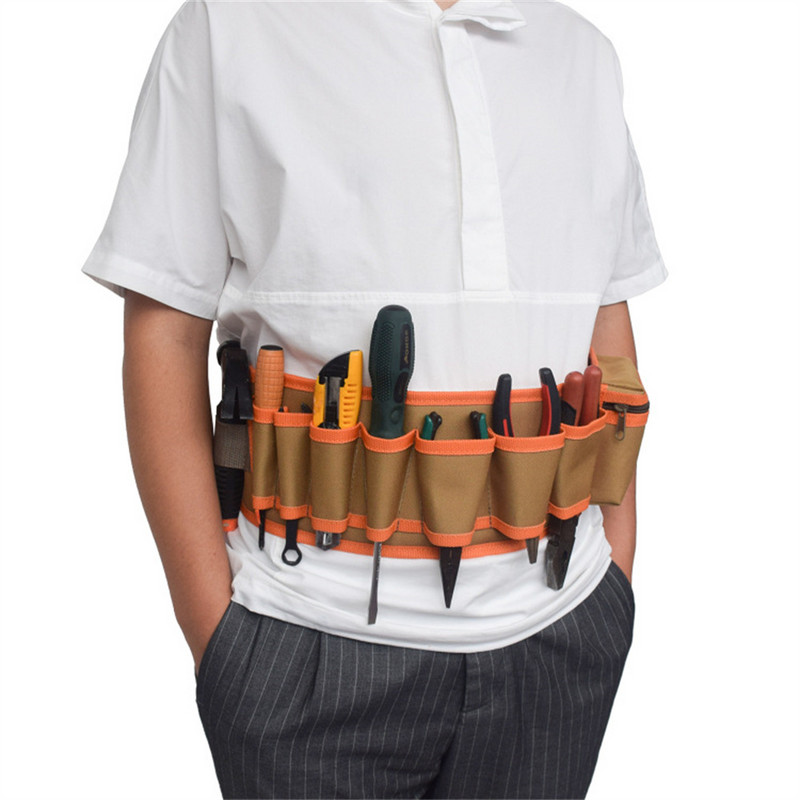 Višenamjenska električarska torba za alat Držač za pohranu Vrtni komplet alata Pakiranje oko struka Alat za popravak hardvera Džepni ključ za struk Kliješta