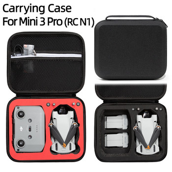 Τσάντα Drone για DJI Mini 3 Pro Portable Storage Nylon Handbag Αδιάβροχη θήκη μεταφοράς Σώμα + Remote Box Σκληρή λαβή αξεσουάρ