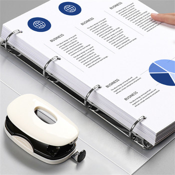 A4 Binder Folder D-Type Punch Office File Storage Ring Αδιάβροχο δοκιμαστικό χαρτί αποθήκευσης δεδομένων Φάκελος 4 Hole Binder Learning Supplies