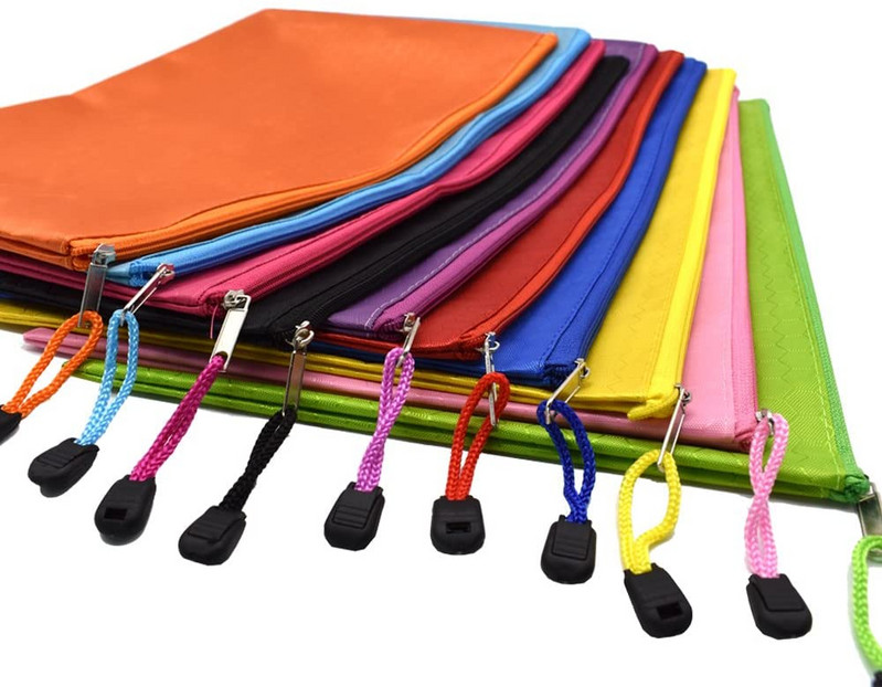 5 tk veekindlad tõmblukuga failikotid - A4 suurus Oxford Office`i dokumendid Kosmeetika Kontoritarbed Reisitarvikud