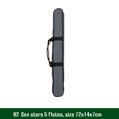 Prijenosna torba za flautu Vertikalna torba za pohranu Univerzalna podebljana platnena vodootporna torbica za pohranu Saksofon Instrumenti Dodaci