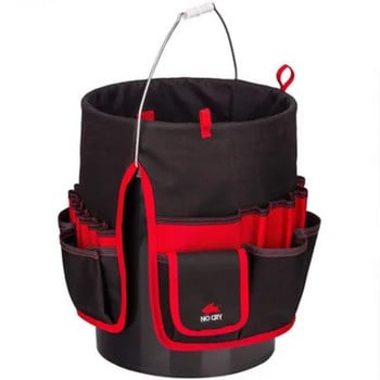 Bucket Organizer Pouch Storage Bag 42 Grids Τσάντα εργαλείων κηπουρικής τσέπης Θήκη εργαλείων κήπου Τσάντα εργαλείων χειρός Τσάντα για φύτευση Καλάθι