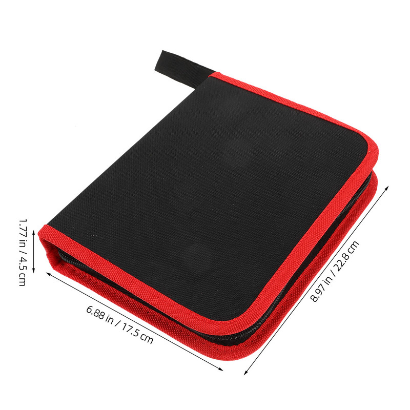 Torba za pohranu svrdla Zip Torba za alat s nastavcima Oxford tkanina Torbica za ručne nastavke Kompleti alata Organizator Torbica za pohranu Platnena