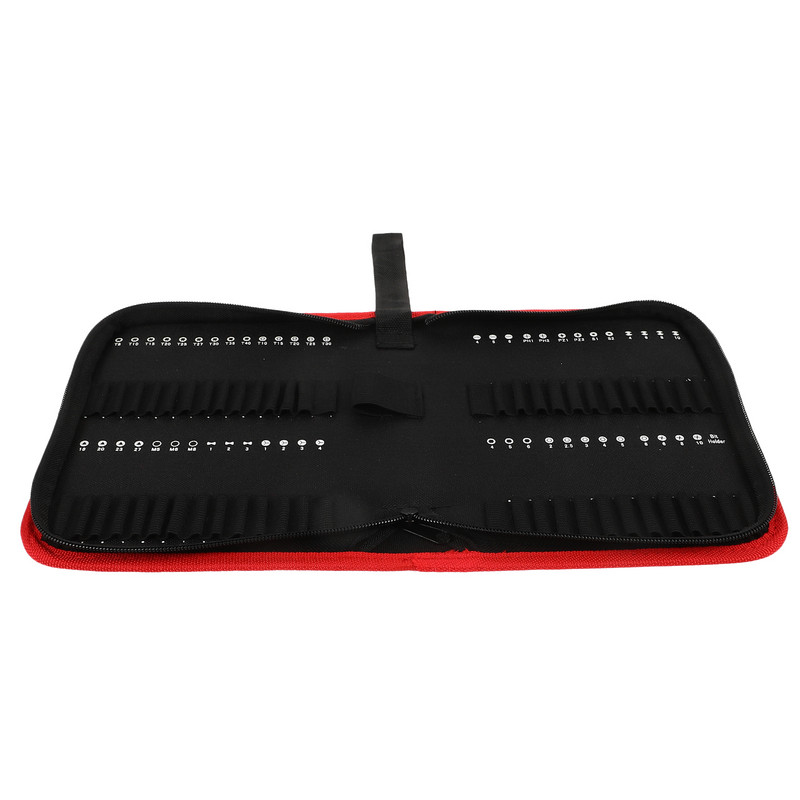 Torba za pohranu svrdla Zip Torba za alat s nastavcima Oxford tkanina Torbica za ručne nastavke Kompleti alata Organizator Torbica za pohranu Platnena