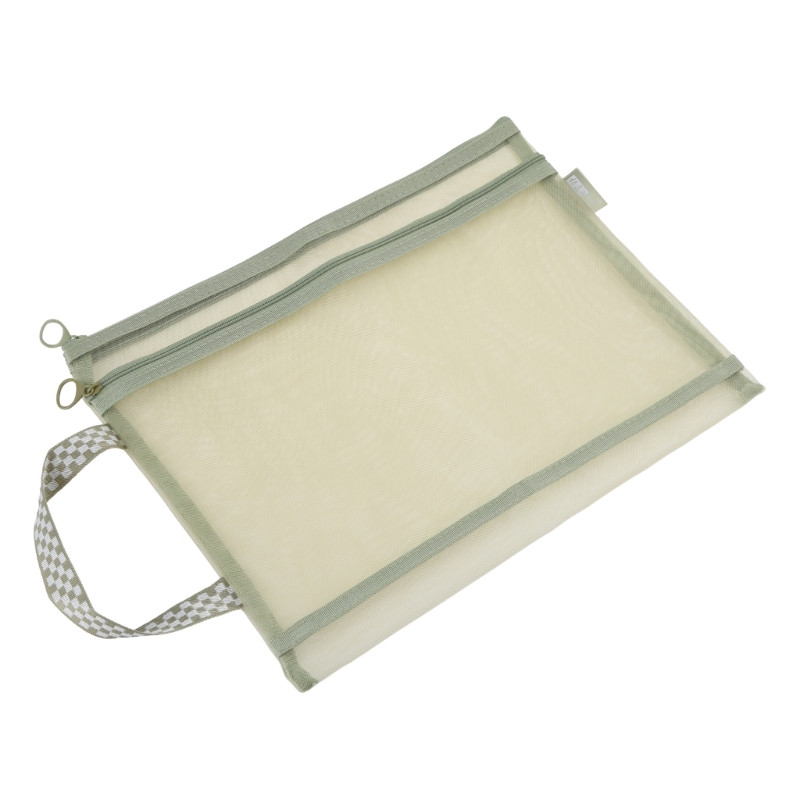 Užtrauktuko tinklelio dokumentas, skaidrus failų maišelis Laiško dydžio maišelis Biuro reikmenys